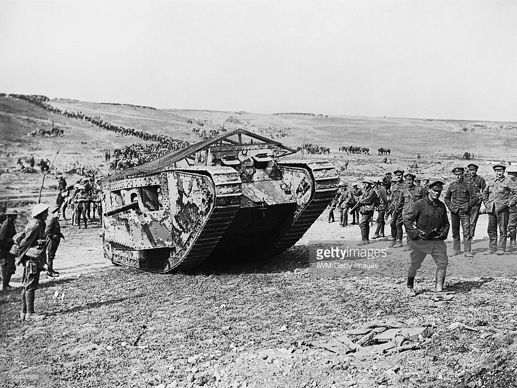 Among the British preparations at the Somme, they bring new tanks to the battlefield.
