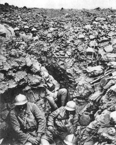French defenses at Verdun, date uncertain, spring 1916.