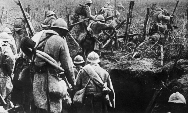 French soldiers prepared for an attack near Verdun, circa June 1916.