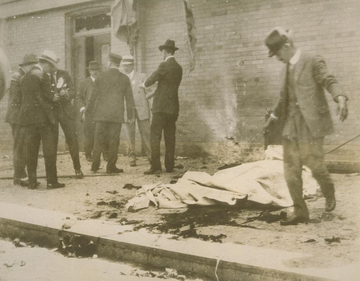 San Francisco bombing, July 1916.