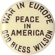 Support Wilson button, 1916.