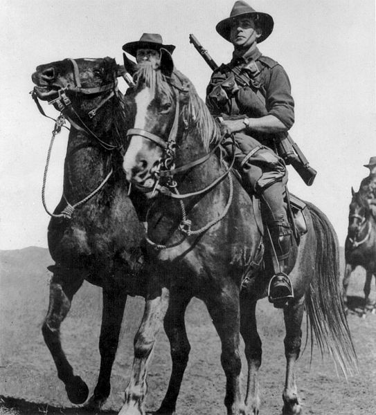 Australian horse brigade, Suez August 1916.