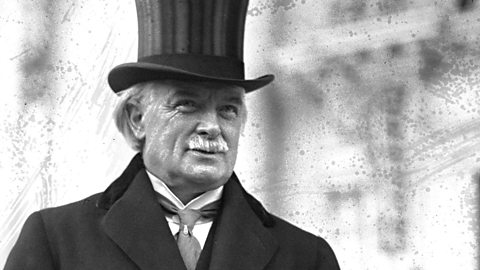 British Prime Minister David Lloyd George/
